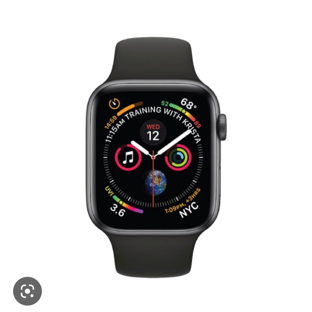 Apple Watch Series 3 42mm Space Gray Aluminum w/ Black Sport Band - GPS+Cellular